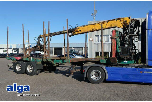 DIEBOLT Teleskop., Holzladekran, 2-Achser, BPW - نصف مقطورة اخشاب: صورة 1 DIEBOLT Teleskop., Holzladekran, 2-Achser, BPW - نصف مقطورة اخشاب: صورة 1