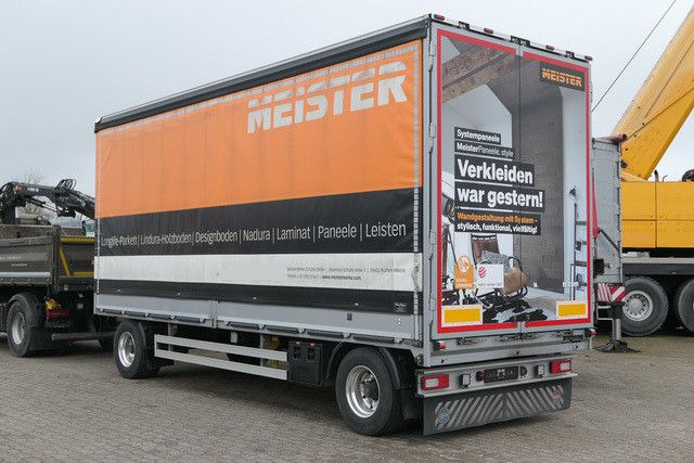 Duenschede PA 18/7, Jumbo, Bordwände, Alu-Felgen - مقطورة ستارة جانبية: صورة 3 Duenschede PA 18/7, Jumbo, Bordwände, Alu-Felgen - مقطورة ستارة جانبية: صورة 3