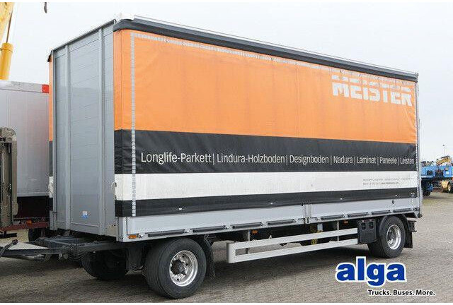 Dünschede PA 18/7, Jumbo, Bordwände, Alu-Felgen - مقطورة ستارة جانبية: صورة 1 Dünschede PA 18/7, Jumbo, Bordwände, Alu-Felgen - مقطورة ستارة جانبية: صورة 1