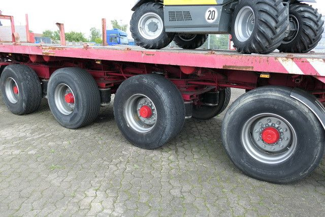 نصف مقطورة مسطحة ES-GE 4.VON-25-40.3H, Plattfrom, 4-Achser, Gelenkt,SAF ES-GE 4.VON-25-40.3H, Plattfrom, 4-Achser, Gelenkt,SAF: صورة 8