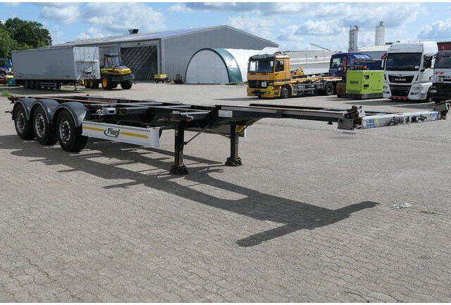 Fliegl SDS 380, 20/30/40 Fuß Container, Luft-Lift, BPW - عربة منخفضة مسطحة نصف مقطورة: صورة 5 Fliegl SDS 380, 20/30/40 Fuß Container, Luft-Lift, BPW - عربة منخفضة مسطحة نصف مقطورة: صورة 5