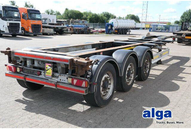 Fliegl SDS 380, 20/30/40 Fuß Container, Luft-Lift, BPW - عربة منخفضة مسطحة نصف مقطورة: صورة 1 Fliegl SDS 380, 20/30/40 Fuß Container, Luft-Lift, BPW - عربة منخفضة مسطحة نصف مقطورة: صورة 1