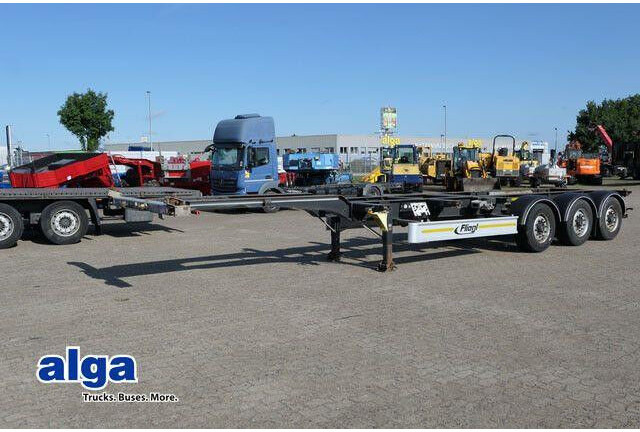 Fliegl SDS 380 SDS01, 20/30 & 40 Fuß Container, BPW - عربة منخفضة مسطحة نصف مقطورة: صورة 1 Fliegl SDS 380 SDS01, 20/30 & 40 Fuß Container, BPW - عربة منخفضة مسطحة نصف مقطورة: صورة 1