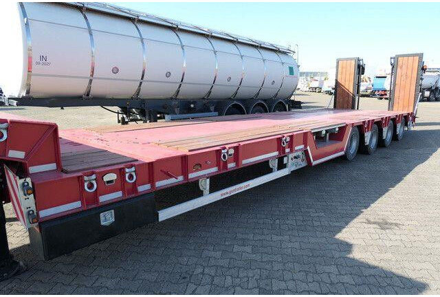 GVN 4, Radmulden, Ausziehbar, Hydr. Rampen - عربة منخفضة مسطحة نصف مقطورة: صورة 2 GVN 4, Radmulden, Ausziehbar, Hydr. Rampen - عربة منخفضة مسطحة نصف مقطورة: صورة 2