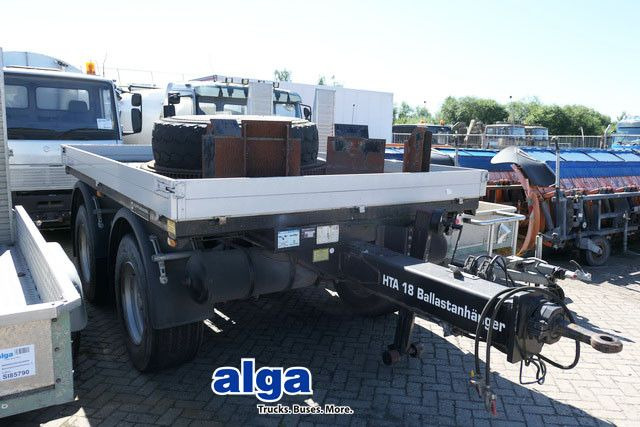 Hüffermann HTA 18.00, Tandem, Ballastanhänger, Luftfederung - مقطورات مسطحة: صورة 1 Hüffermann HTA 18.00, Tandem, Ballastanhänger, Luftfederung - مقطورات مسطحة: صورة 1