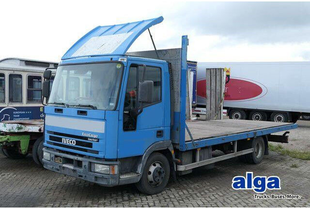 Iveco ML 75 E 4x2, Plattform, 3. Sitz, Luftfederung - شاحنات مسطحة: صورة 1 Iveco ML 75 E 4x2, Plattform, 3. Sitz, Luftfederung - شاحنات مسطحة: صورة 1