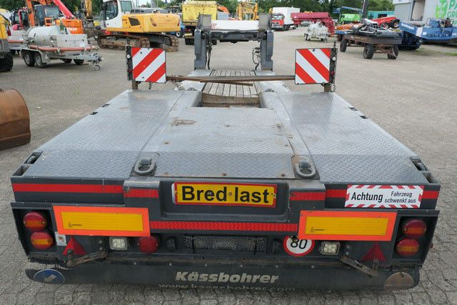 عربة منخفضة مسطحة نصف مقطورة Kässbohrer LB2, Tiefbett, Ausziehbar, Verbreiterbar,Gelenkt: صورة 13
