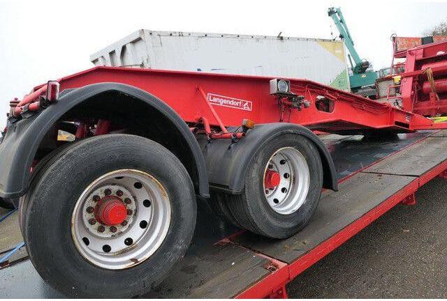 عربة منخفضة مسطحة نصف مقطورة Langendorf 5-Achser + 2-Achser Dolly, 91to. GG., Luftfed.: صورة 12 عربة منخفضة مسطحة نصف مقطورة Langendorf 5-Achser + 2-Achser Dolly, 91to. GG., Luftfed.: صورة 12