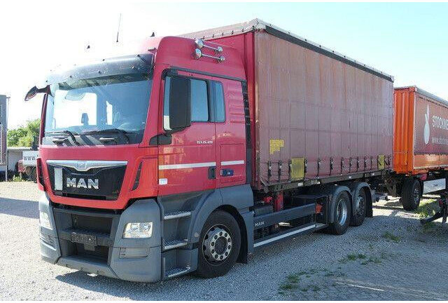 MAN 26.400 TGX LL 6x2, BDF, Liege, AHK, Klima, LBW - شاحنة هيكل كابينة: صورة 2 MAN 26.400 TGX LL 6x2, BDF, Liege, AHK, Klima, LBW - شاحنة هيكل كابينة: صورة 2