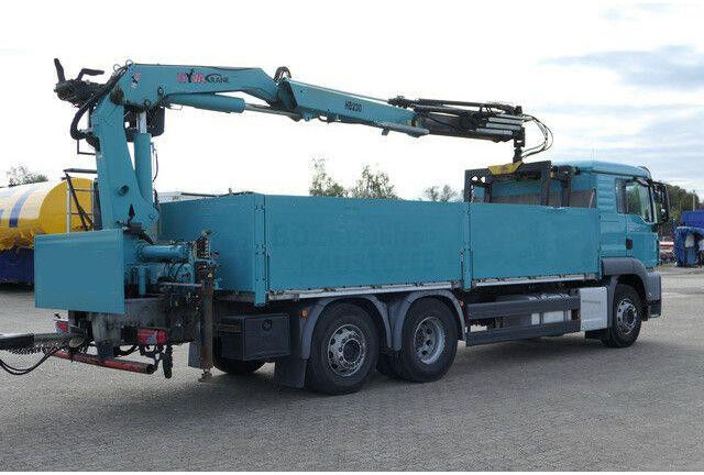 MAN 26.440 TGS BL 6x2, Hyva HB230 E4, Lenk-Lift - شاحنات مسطحة: صورة 4 MAN 26.440 TGS BL 6x2, Hyva HB230 E4, Lenk-Lift - شاحنات مسطحة: صورة 4