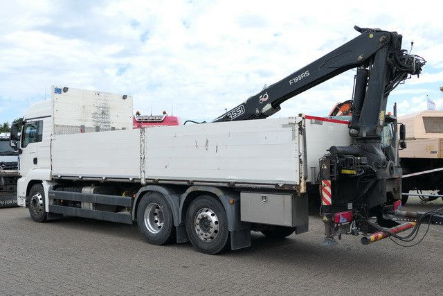MAN 26.440 TGS LL 6x2, Kran Fassi F195AS.22, AHK, AC - شاحنات مسطحة, شاحنة كرين: صورة 3 MAN 26.440 TGS LL 6x2, Kran Fassi F195AS.22, AHK, AC - شاحنات مسطحة, شاحنة كرين: صورة 3