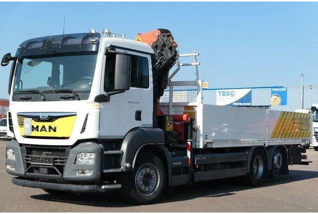 شاحنات مسطحة MAN 26.440 TGS LL 6x2, Palfinger PK 22002, Klima,AHK: صورة 8 شاحنات مسطحة MAN 26.440 TGS LL 6x2, Palfinger PK 22002, Klima,AHK: صورة 8