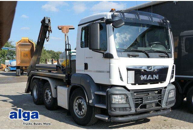 MAN 26.460 TGS 6x2, Hiab FTR18, Funk, Vorlauflenk,AC - شاحنة - نظام الكابلات: صورة 1 MAN 26.460 TGS 6x2, Hiab FTR18, Funk, Vorlauflenk,AC - شاحنة - نظام الكابلات: صورة 1