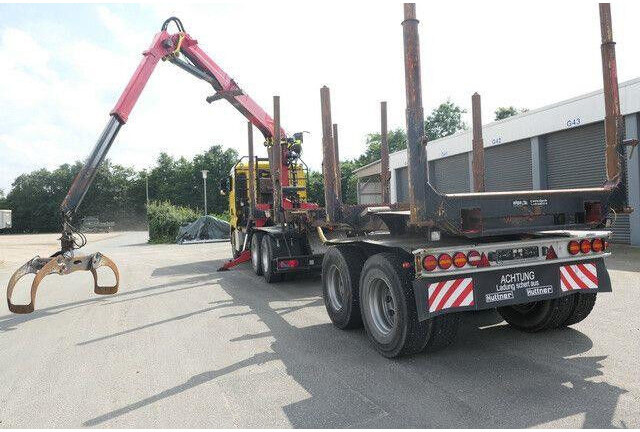 MAN 26.540 TGX 6x4, Kombizug, Huttner LNZK 20 - شاحنة قطع الأشجار: صورة 5 MAN 26.540 TGX 6x4, Kombizug, Huttner LNZK 20 - شاحنة قطع الأشجار: صورة 5