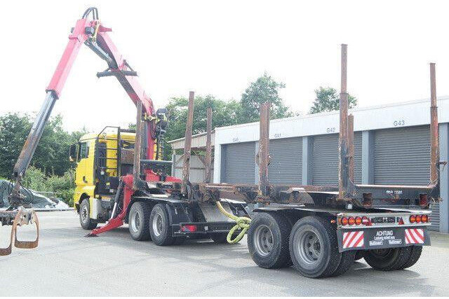 MAN 26.540 TGX 6x4, Kombizug, Huttner LNZK 20 - شاحنة قطع الأشجار: صورة 4 MAN 26.540 TGX 6x4, Kombizug, Huttner LNZK 20 - شاحنة قطع الأشجار: صورة 4