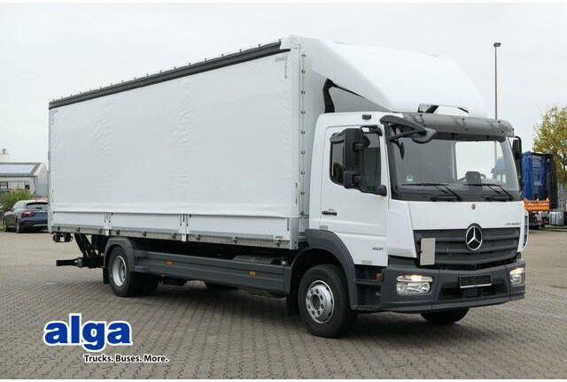 Mercedes-Benz 1521 L Atego 4x2, LBW, Schiebeplane, Klima, Luft - شاحنة ستارة: صورة 1 Mercedes-Benz 1521 L Atego 4x2, LBW, Schiebeplane, Klima, Luft - شاحنة ستارة: صورة 1