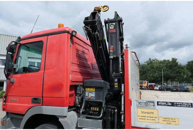 Mercedes-Benz 1844 L Actros 4x2, Hiab 144E-3, Funk, Voll-Luft - شاحنات مسطحة: صورة 3 Mercedes-Benz 1844 L Actros 4x2, Hiab 144E-3, Funk, Voll-Luft - شاحنات مسطحة: صورة 3