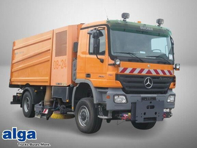 Mercedes-Benz 2032 A Actros 4x4, Bucher STKF 9500, Airport, AC - سياره كنس شوارع: صورة 1 Mercedes-Benz 2032 A Actros 4x4, Bucher STKF 9500, Airport, AC - سياره كنس شوارع: صورة 1