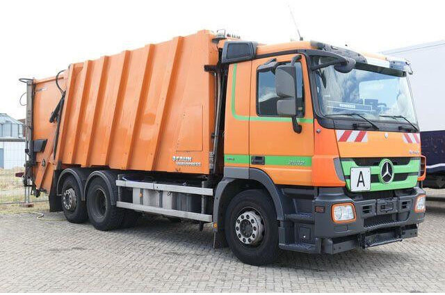 Mercedes-Benz 2532 L Actros 6x2, Faun, Zöller, 24m³, MP3, AC - شاحنة النفايات: صورة 2 Mercedes-Benz 2532 L Actros 6x2, Faun, Zöller, 24m³, MP3, AC - شاحنة النفايات: صورة 2