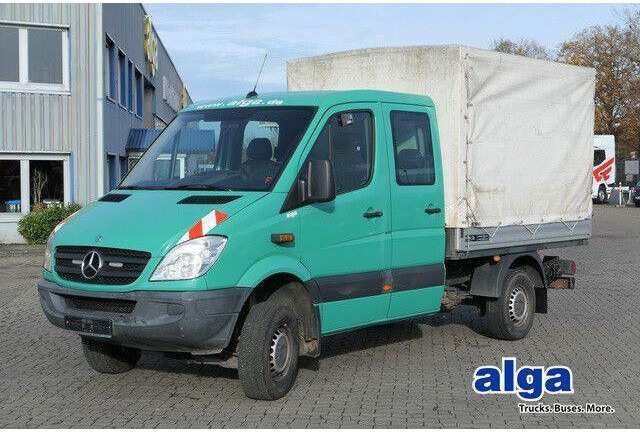 Mercedes-Benz 300-serie 313 CDI DOKA Sprinter 4x4, Allrad, AHK, 6 Sitze - شاحنة مفتوحة, الشاحنات الصغيرة كابينة مزدوجة: صورة 1 Mercedes-Benz 300-serie 313 CDI DOKA Sprinter 4x4, Allrad, AHK, 6 Sitze - شاحنة مفتوحة, الشاحنات الصغيرة كابينة مزدوجة: صورة 1