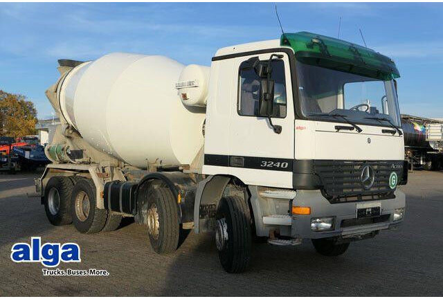 Mercedes-Benz 3240 B Actros 8x4, Liebherr HTM904, 9m³ - شاحنة خلاطة خرسانة: صورة 1 Mercedes-Benz 3240 B Actros 8x4, Liebherr HTM904, 9m³ - شاحنة خلاطة خرسانة: صورة 1