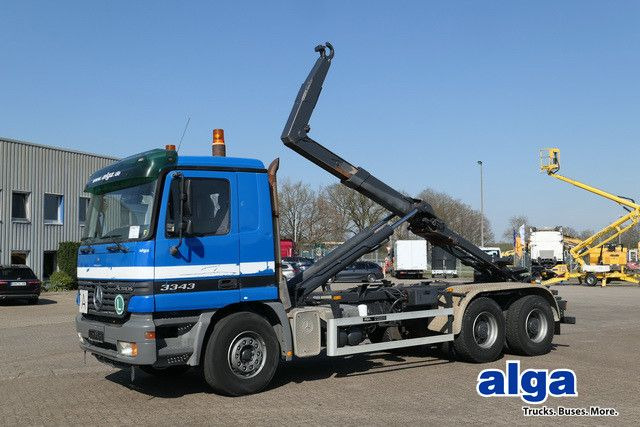 Mercedes-Benz 3343 Actros 6x4, Multilift LHS26056, Klima, AHK - شاحنة ذات خطاف: صورة 1 Mercedes-Benz 3343 Actros 6x4, Multilift LHS26056, Klima, AHK - شاحنة ذات خطاف: صورة 1
