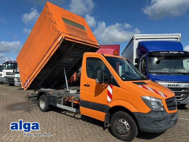 Mercedes-Benz 516 CDI Sprinter 4x2, Klima, AHK, Autom.,3. Sitz - قلاب صغير: صورة 1 Mercedes-Benz 516 CDI Sprinter 4x2, Klima, AHK, Autom.,3. Sitz - قلاب صغير: صورة 1
