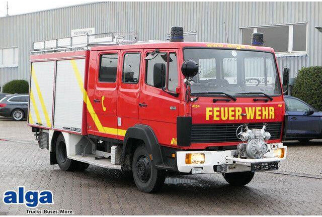 Mercedes-Benz 814 F 4x2, Pumpe, DOKA, Feuerwehr, 26tkm - سيارة إطفاء: صورة 1 Mercedes-Benz 814 F 4x2, Pumpe, DOKA, Feuerwehr, 26tkm - سيارة إطفاء: صورة 1