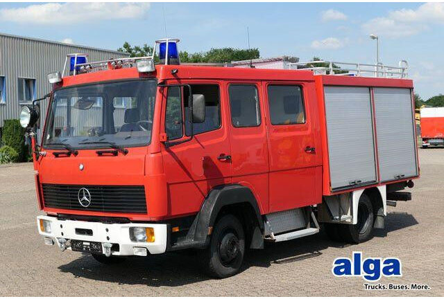 Mercedes-Benz 814 F/Feuerwehr/Pumpe/9 Sitze - سيارة إطفاء: صورة 1 Mercedes-Benz 814 F/Feuerwehr/Pumpe/9 Sitze - سيارة إطفاء: صورة 1