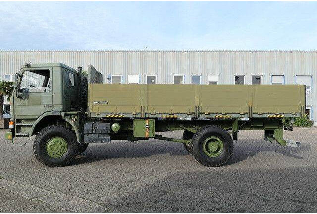 Scania P92HK 4x4, Allrad, Einzelbereifung, Klima, 40tkm - شاحنات مسطحة: صورة 2 Scania P92HK 4x4, Allrad, Einzelbereifung, Klima, 40tkm - شاحنات مسطحة: صورة 2