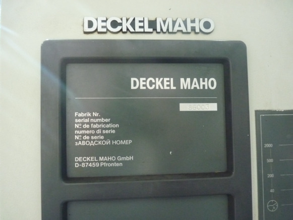 آلة طحن المعادن CNC Fraiseuse 5 axes simultanés Deckel Maho DMU 80P: صورة 12