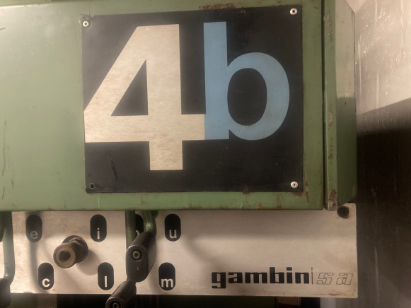 Fraiseuses universelles à console Gambin 4B - آلة طحن المعادن: صورة 5 Fraiseuses universelles à console Gambin 4B - آلة طحن المعادن: صورة 5