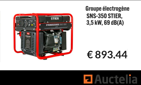 Groupe électrogène STIER SNS-350 - مجموعة المولدات: صورة 1 Groupe électrogène STIER SNS-350 - مجموعة المولدات: صورة 1