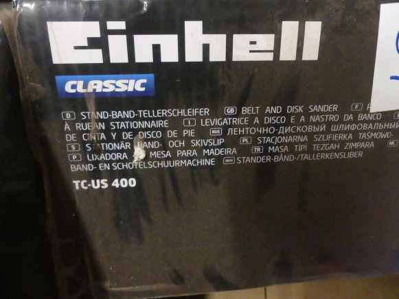 Ponceuse à bande Einhell TC-US400 - آلة تصنيع المعادن: صورة 2 Ponceuse à bande Einhell TC-US400 - آلة تصنيع المعادن: صورة 2