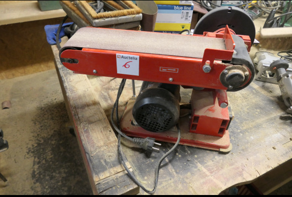 Ponceuse à bande + lapidaire Einhell TC-US 400 - آلة النجارة: صورة 1 Ponceuse à bande + lapidaire Einhell TC-US 400 - آلة النجارة: صورة 1