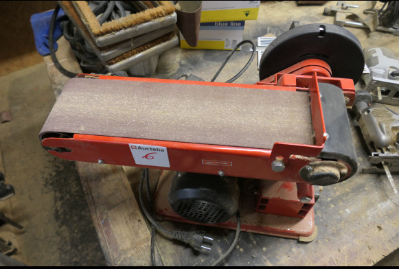 Ponceuse à bande + lapidaire Einhell TC-US 400 - آلة النجارة: صورة 2 Ponceuse à bande + lapidaire Einhell TC-US 400 - آلة النجارة: صورة 2