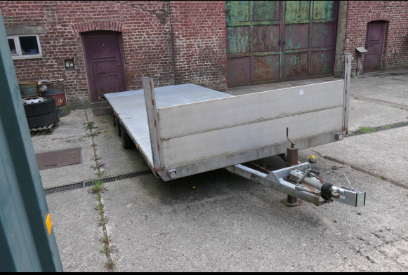 Remorque plateau triple essieu surbaissée Costo 3 x 35 (2002-VIN:YA9742139YC143150) (REF 010383-027) - مقطورات مسطحة: صورة 2 Remorque plateau triple essieu surbaissée Costo 3 x 35 (2002-VIN:YA9742139YC143150) (REF 010383-027) - مقطورات مسطحة: صورة 2