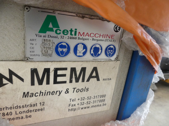 Touret à meuler double tête Aceti Machinne 108 - آليات: صورة 2 Touret à meuler double tête Aceti Machinne 108 - آليات: صورة 2