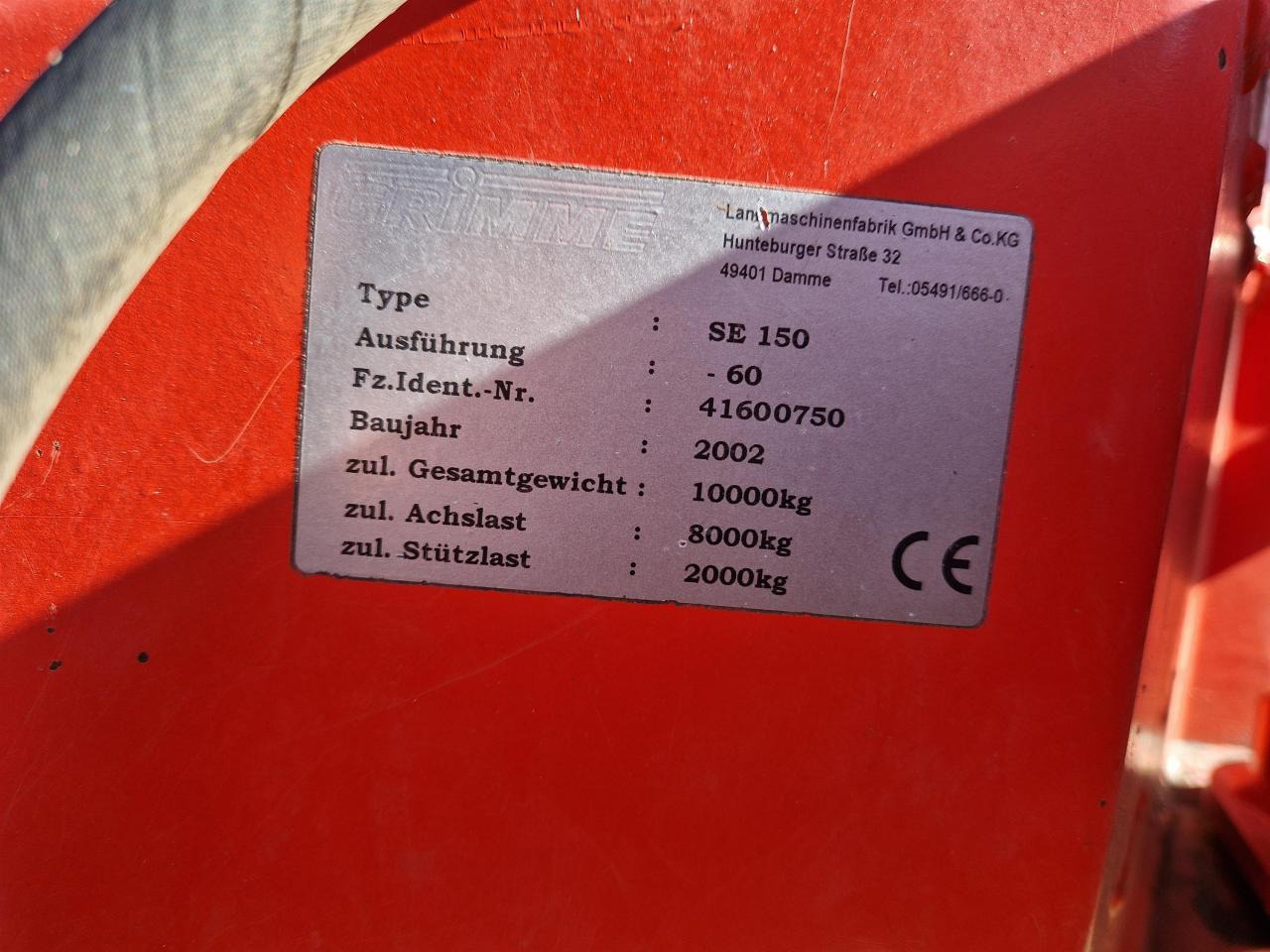 Grimme SE 150-60 - حصادة البطاطس: صورة 5 Grimme SE 150-60 - حصادة البطاطس: صورة 5