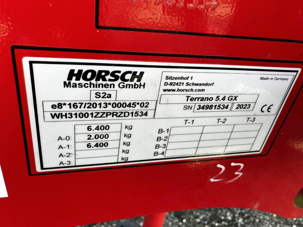 Horsch Terrano 5.4 GX - المحراث: صورة 5 Horsch Terrano 5.4 GX - المحراث: صورة 5