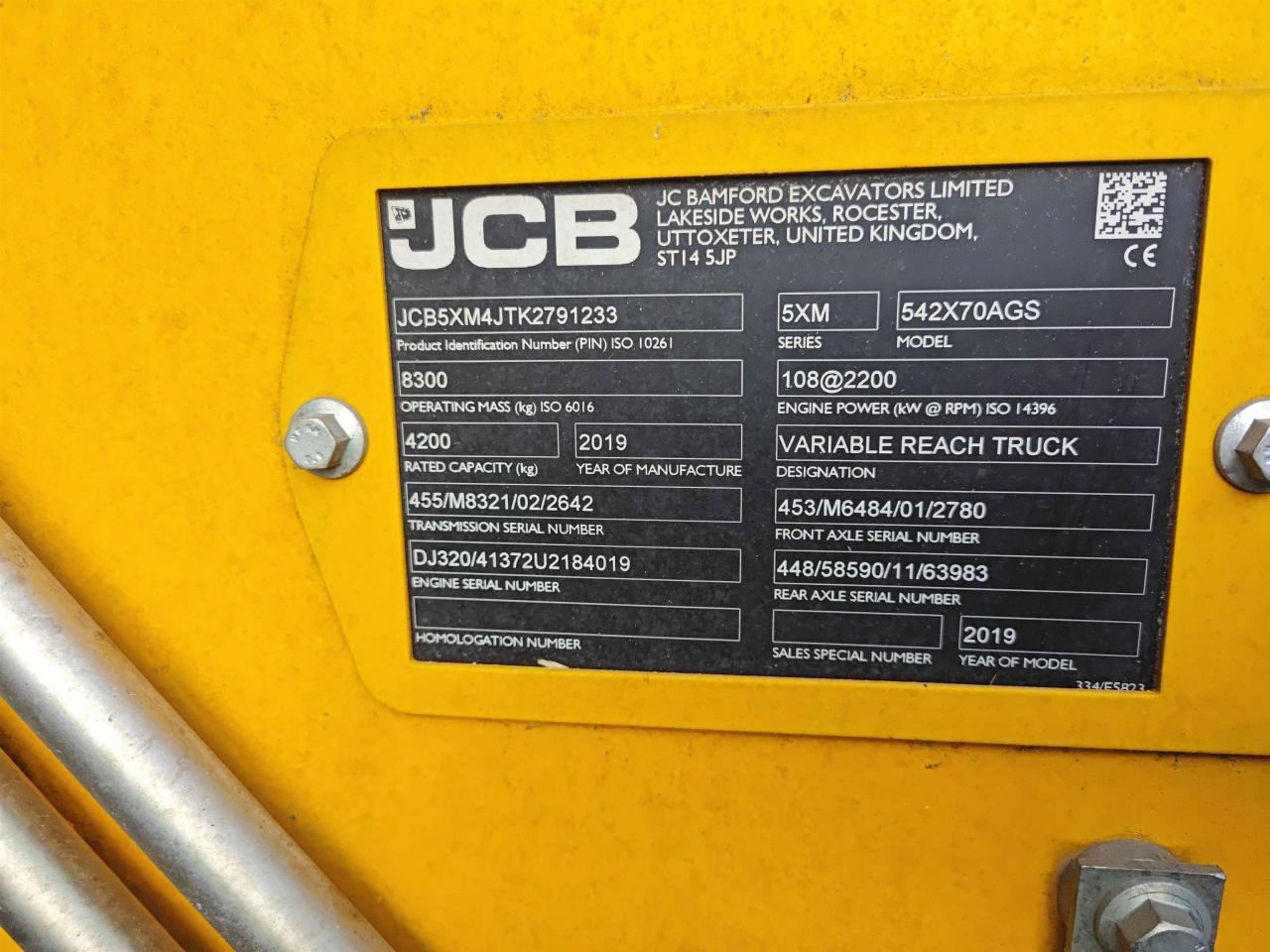 JCB 542-70 - رافعة تلسكوبية: صورة 4 JCB 542-70 - رافعة تلسكوبية: صورة 4