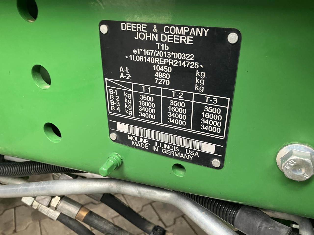 John Deere 6R 140 - جرار: صورة 4 John Deere 6R 140 - جرار: صورة 4