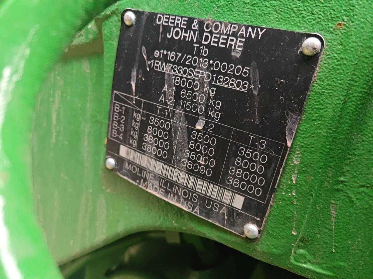 جرار John Deere 7R 330: صورة 11