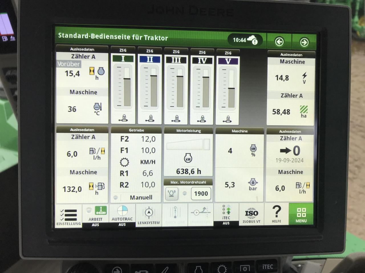 جرار John Deere 9RX 640: صورة 13