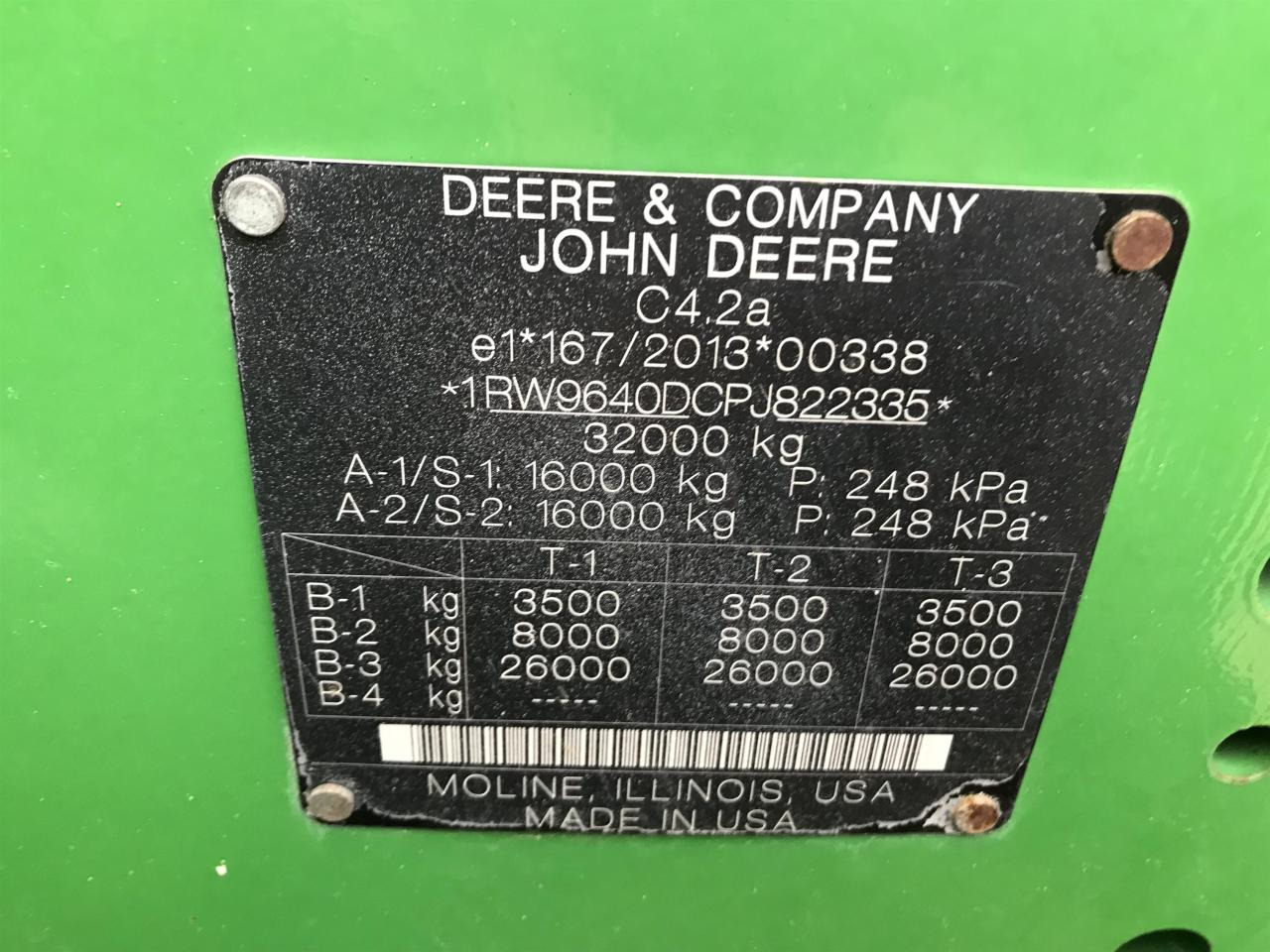 جرار John Deere 9RX 640: صورة 16