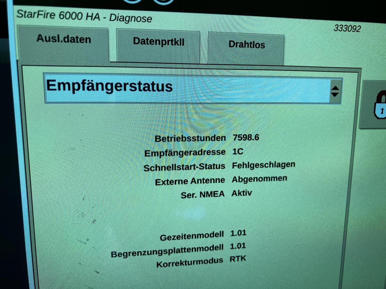 John Deere SF6000 SF3, M-RTK John Deere SF6000 SF3, M-RTK: صورة 7