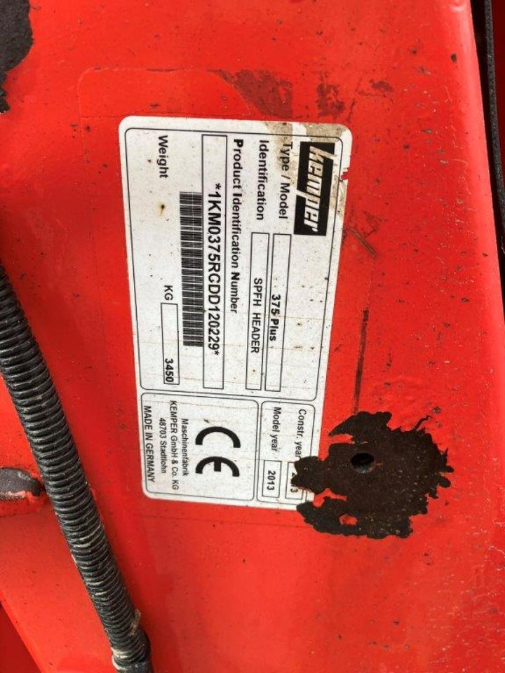 ملحق حصادة أعلاف Kemper 375: صورة 11 ملحق حصادة أعلاف Kemper 375: صورة 11