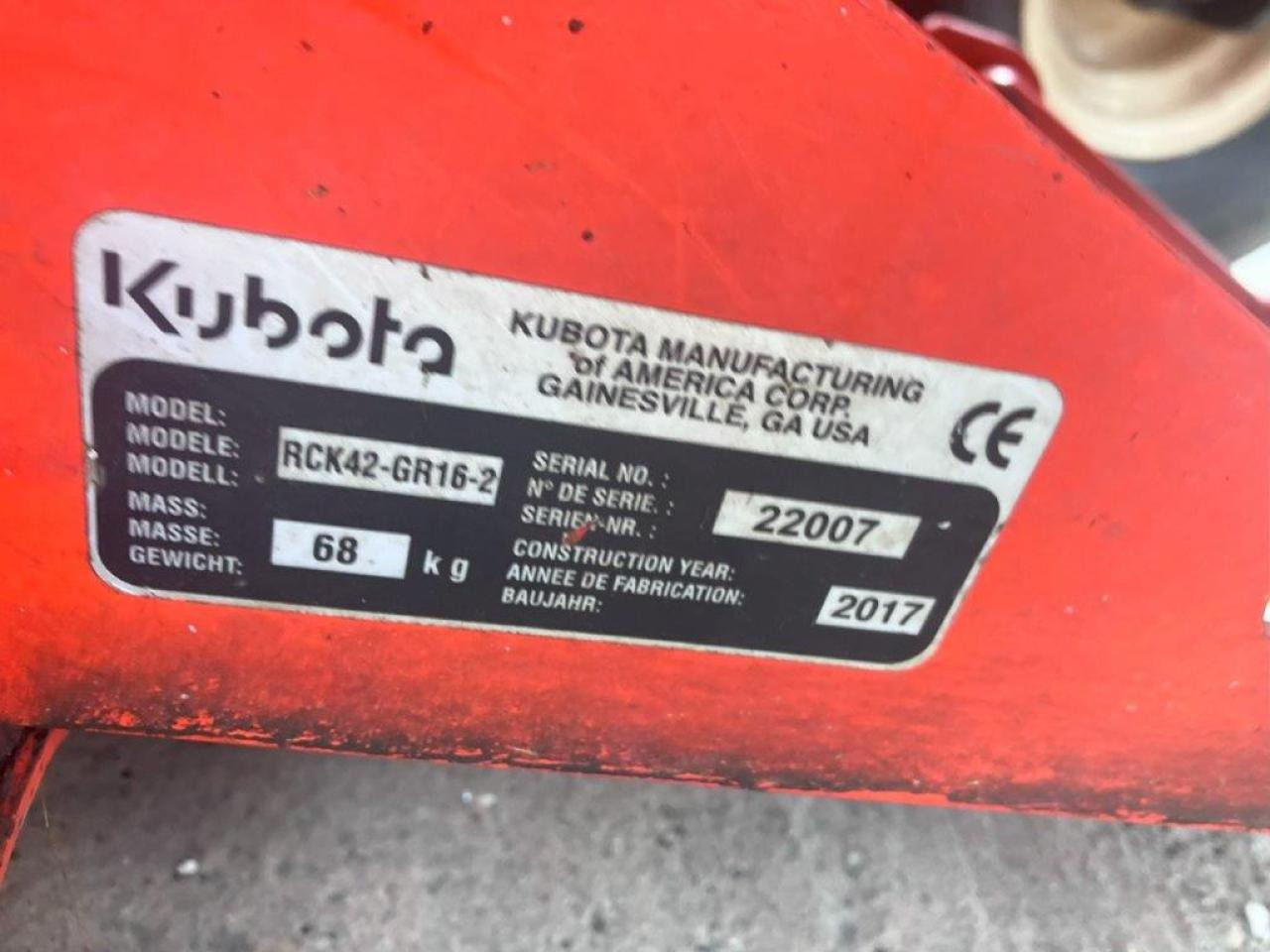 Kubota GR1600-ID-II - جزازة أعشاب الحدائق: صورة 2 Kubota GR1600-ID-II - جزازة أعشاب الحدائق: صورة 2