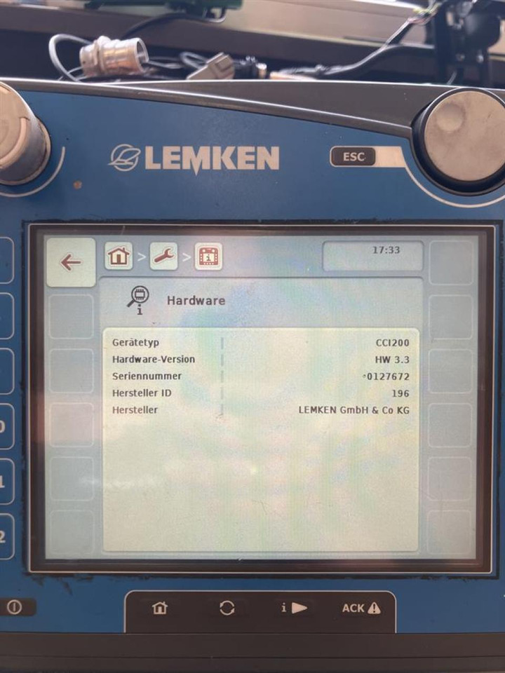 Lemken CCI200 - نظام ملاحة - الآلات الزراعية: صورة 4 Lemken CCI200 - نظام ملاحة - الآلات الزراعية: صورة 4