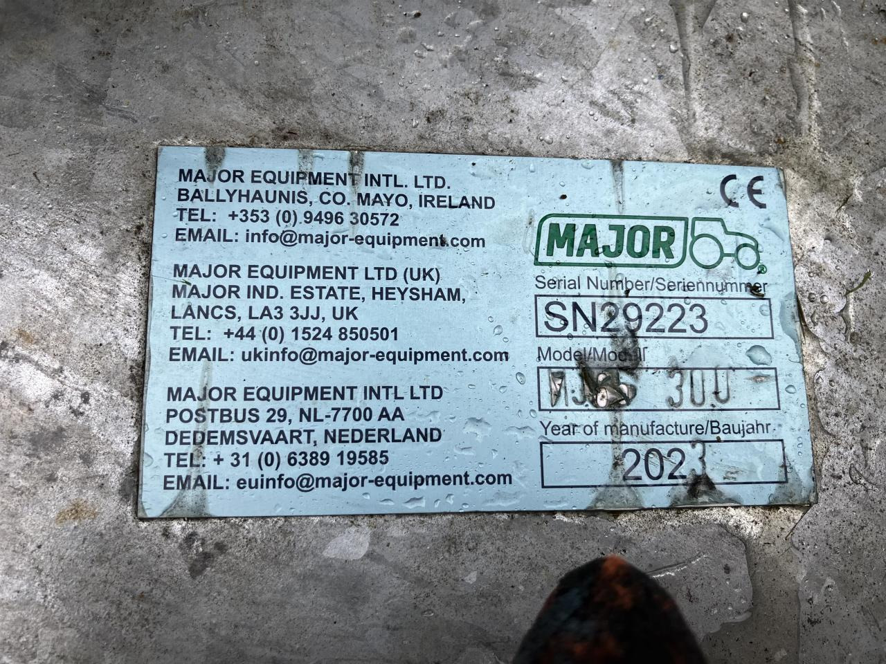 Major MJ65-300 - جزازة أعشاب الحدائق: صورة 3 Major MJ65-300 - جزازة أعشاب الحدائق: صورة 3